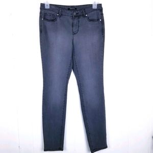 Relativity Women's Jeans Size 10 Black Denim Straight Leg Mid Rise 5-Pocket